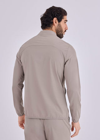 Men's Zip Through Jacket Vintage Khaki