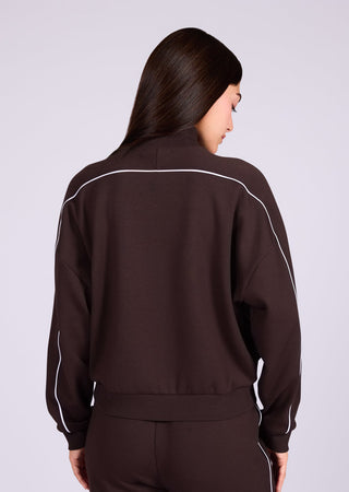 Women's Raglan Jacket Dark Cocoa