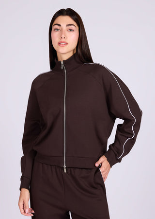Women's Raglan Jacket Dark Cocoa