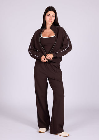 Women's Raglan Jacket Dark Cocoa