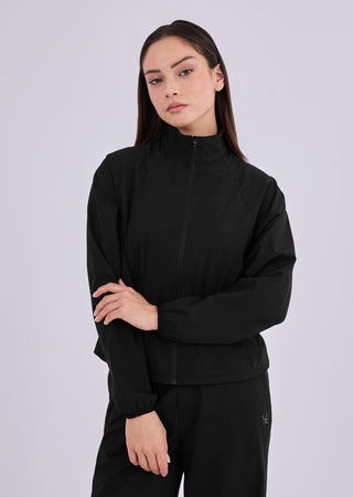 Women's Zip Through Jacket Black