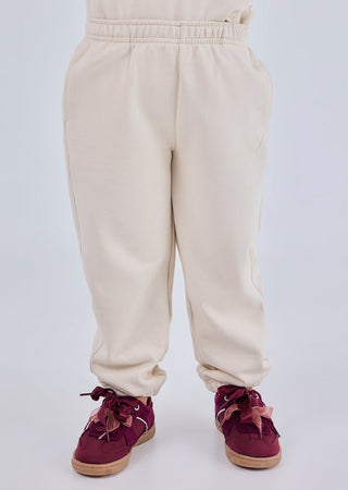 Unisex Kids Jogger Ecru