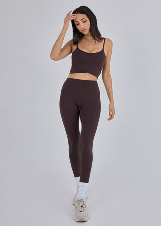 Women's Legging Full Length Dark Cocoa