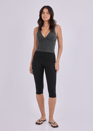Women's Capri Legging 16" Black