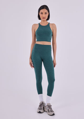 Women's Classic 7/8 Legging Teal Marl