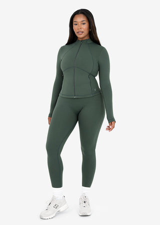 Women's Legging Regular Deep Green