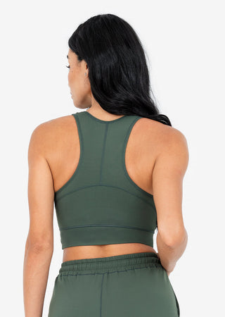 Women's Race Back Bra Deep Green