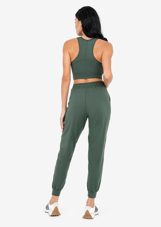 Women's Race Back Bra Deep Green