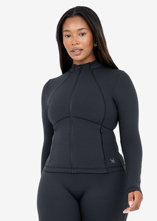 Women's Zip Up Jacket Black