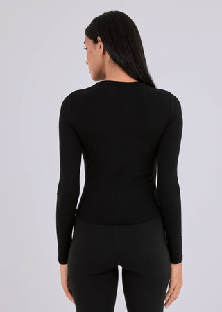 Women’s Aloe Long Sleeve Top Black