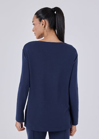 Women's Long Sleeve Top Dark Navy