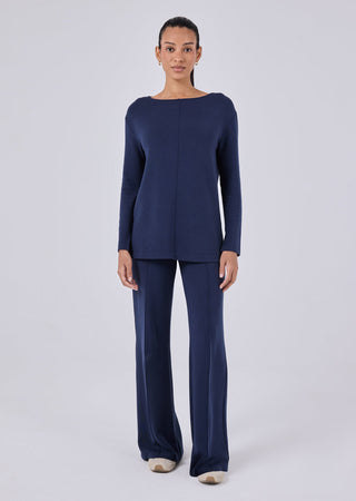 Women's Long Sleeve Top Dark Navy