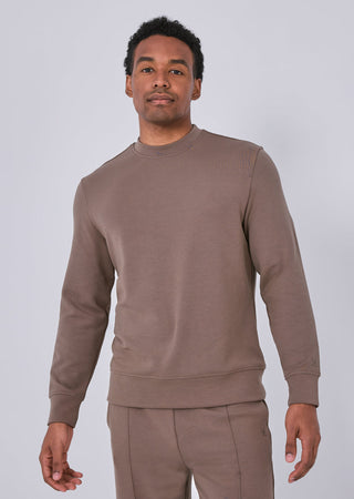 Men's Crew Neck Sweatshirt Walnut