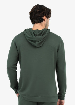 LC Mens All Around Lounge Hoodie Deep Green