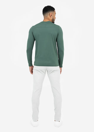 Men's Long-Sleeve Top Khaki Green