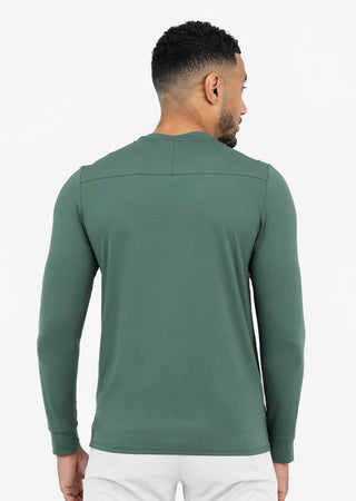 LC Mens Hybrid Active Long Sleeve Top Style Khaki Green