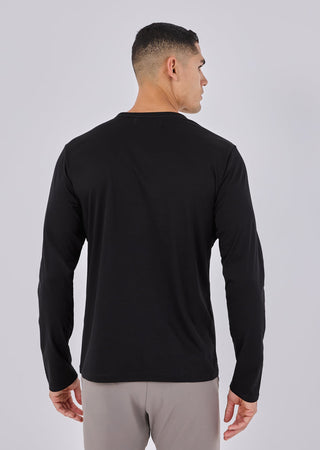 Men's Long-Sleeve Black