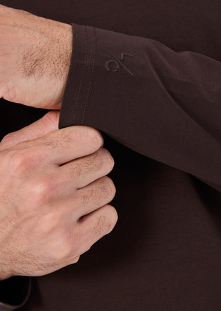 Men's Long-Sleeve Coffee