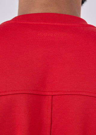 Unisex Oversized Sweater Vivid Red