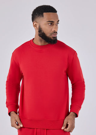 Unisex Oversized Sweater Vivid Red
