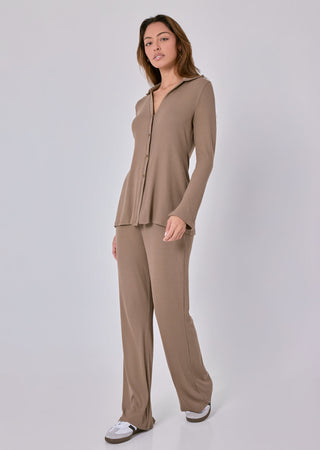Airjet Rib Pant Walnut