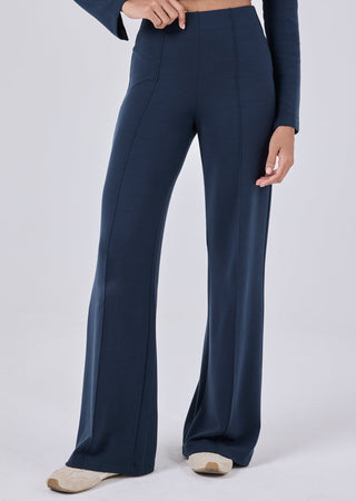 Women's Wide Leg Pants Dark Navy