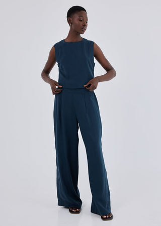 Women's Relaxed Pant Dark Navy