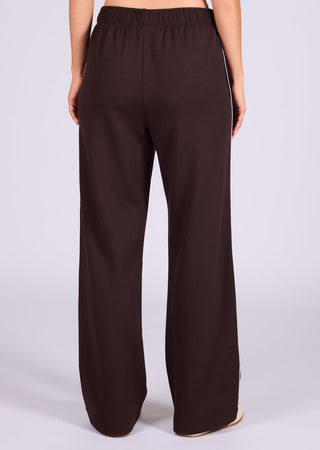 Women's Contrast Pants Dark Cocoa