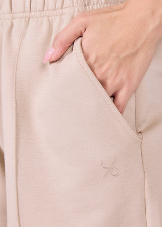 Women's Pintuck Shorts Beige