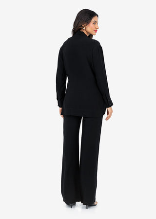Women's Side Tie Jacket Black