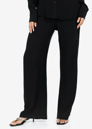 Women's Wide Leg Pants Black