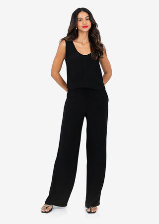 Women's Wide Leg Pants Black