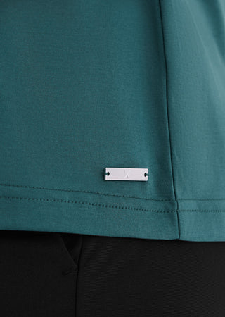 Men's Open Polo Deep Teal