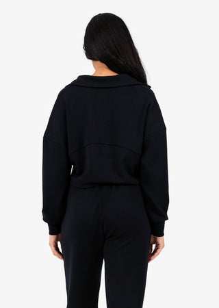 LC Premium Lounge Set Half Zip Black