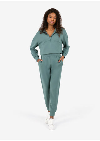 Premium Lounge Half Zip Dark Forest