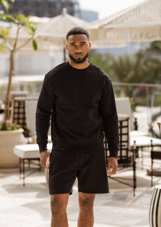 Men's Crew Neck Sweat Black