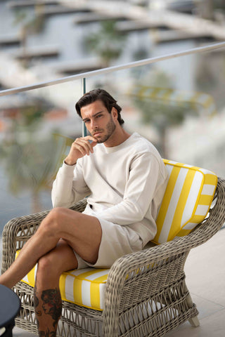 Men's Crew Neck Sweat Stone
