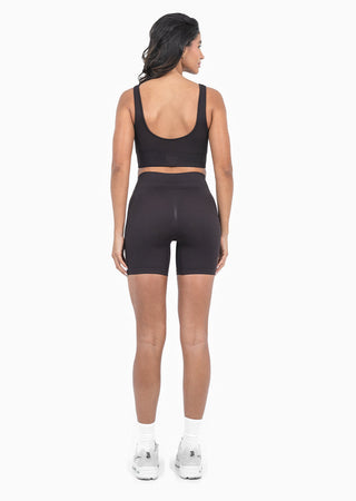 LC Seamless Rib Shorts Dark Cocoa