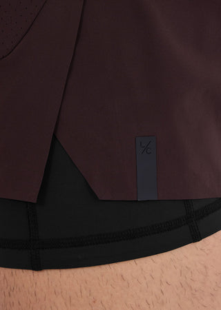 Men's Run Short Dark Cocoa