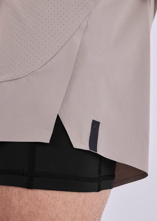 Men's Run Short Vintage Khaki