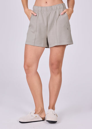 Women's Pintuck Shorts Vintage Khaki