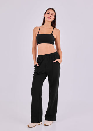 Women's Straight Leg Pants Black