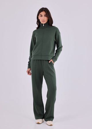 Women's Straight Leg Pants Green Forest