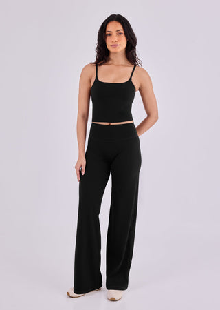 Women's Straight Leg Pants (Regular) Black