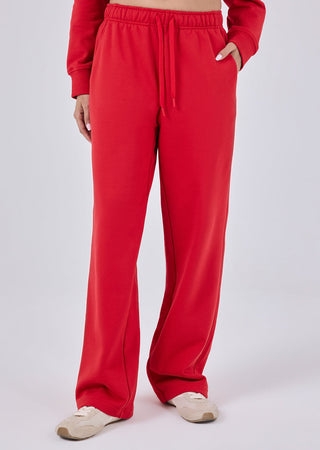 Unisex Oversized Sweat Pants Vivid Red