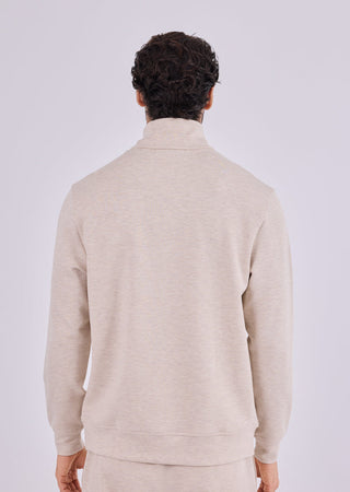 Men's Half-Zip Sweat Oatmeal Heather