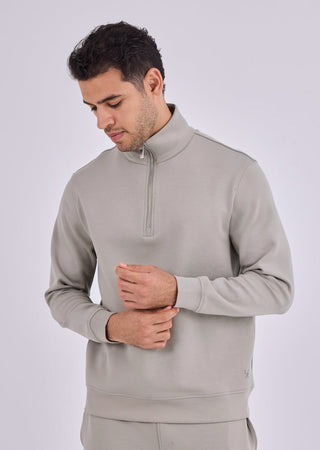 Men's Half-Zip Sweat Vintage Khaki