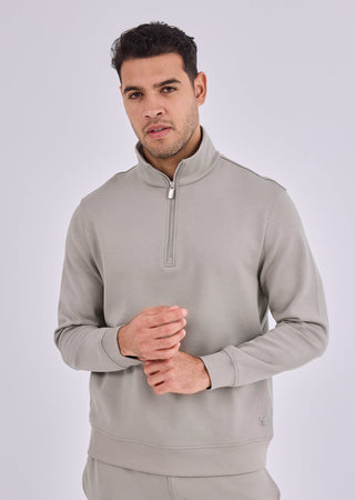 Men's Half-Zip Sweat Vintage Khaki