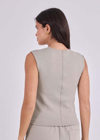 Women's Crew Tank Vintage Khaki
