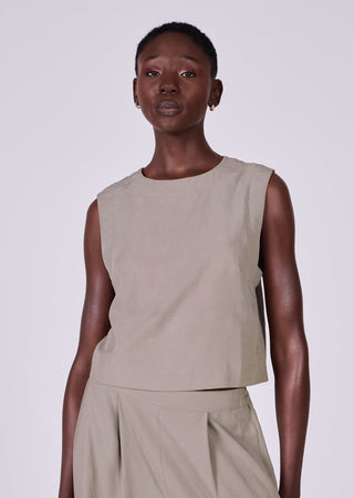 Women's Relaxed Tank Vintage Khaki